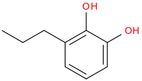 3-propylcatechol molecular structure