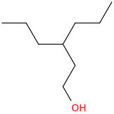3-propylhexan-1-ol molecular structure