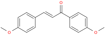 4,4'-DIMETHOXYCHALCONE molecular structure