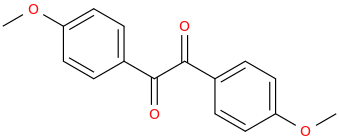4,4'-Dimethoxybenzil molecular structure