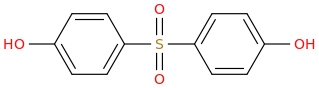 4,4'-SULFONYLDIPHENOL molecular structure