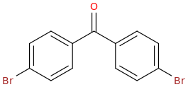 4,4'-dibromobenzophenone molecular structure