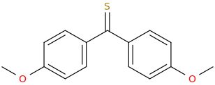 4,4'-dimethoxythiobenzophenone molecular structure