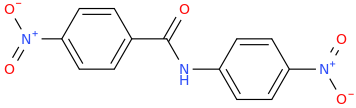 4,4'-dinitrobenzanilide molecular structure