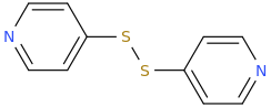 4,4'-dithiodipyridine molecular structure