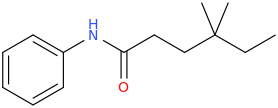 4,4-Dimethyl-N-phenylhexanamide molecular structure