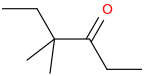 4,4-dimethylhexan-3-one molecular structure