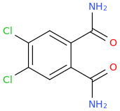 4,5-DICHLOROPHTHALAMIDE molecular structure