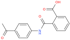 4'-ACETYLPHTHALANILIC ACID molecular structure
