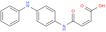 4'-ANILINOMALEANILIC ACID molecular structure