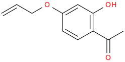 4'-Allyloxy-2'-hydroxyacetophenone molecular structure