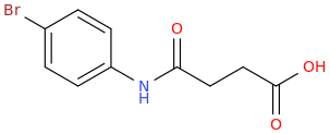 4'-BROMOSUCCINANILIC ACID molecular structure