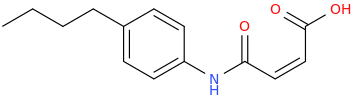 4'-BUTYLMALEANILIC ACID molecular structure