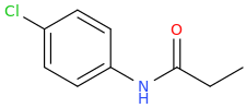 4'-CHLOROPROPIONANILIDE molecular structure