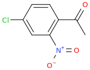 4'-Chloro-2'-nitroacetophenone molecular structure