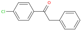 4'-Chloro-2-phenylacetophenone molecular structure