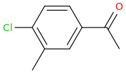 4'-Chloro-3'-methylacetophenone molecular structure