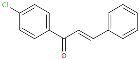 4'-Chlorochalcone molecular structure