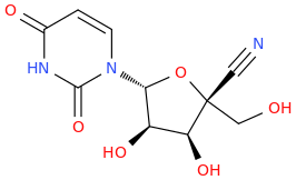 4'-Cyanouridine molecular structure