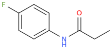 4'-FLUOROPROPIONANILIDE molecular structure