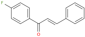 4'-Fluorochalcone molecular structure