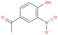 4'-Hydroxy-3'-nitroacetophenone molecular structure