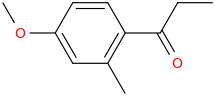 4'-Methoxy-2'-Methylpropiophenone molecular structure