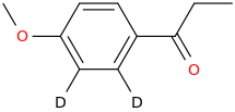 4'-Methoxypropiophenone-d2 molecular structure