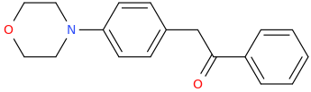 4'-Morpholinodeoxybenzoin molecular structure