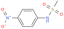 4'-NITROMETHANESULFONANILIDE molecular structure