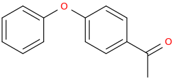 4'-Phenoxyacetophenone molecular structure