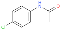 4'-chloroacetanilide molecular structure