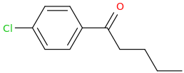 4'-chlorovalerophenone molecular structure