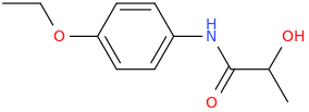4'-ethoxylactanilide molecular structure