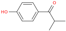 4'-hydroxy-2-methylpropiophenone molecular structure