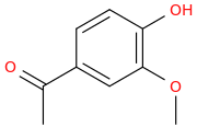 4'-hydroxy-3'-methoxyacetophenone molecular structure