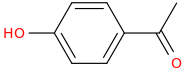4'-hydroxyacetophenone molecular structure