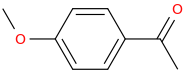4'-methoxyacetophenone molecular structure
