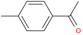 4'-methylacetophenone molecular structure
