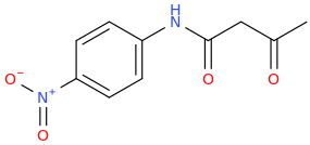 4'-nitroacetoacetanilide molecular structure