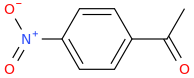 4'-nitroacetophenone molecular structure
