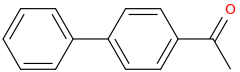 4'-phenylacetophenone molecular structure