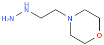 4-(2-Hydrazinylethyl)morpholine molecular structure