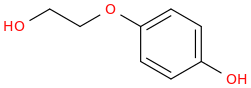 4-(2-hydroxyethoxy)phenol molecular structure
