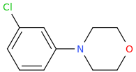 4-(3-Chlorophenyl)morpholine molecular structure