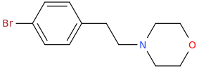 4-(4-Bromophenethyl)morpholine molecular structure