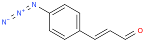 4-Azidocinnamaldehyde molecular structure