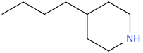 4-BUTYLPIPERIDINE molecular structure