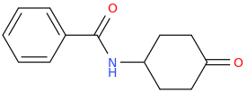 4-BenzaMido-cyclohexanone molecular structure