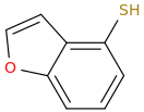 4-Benzofuranthiol molecular structure